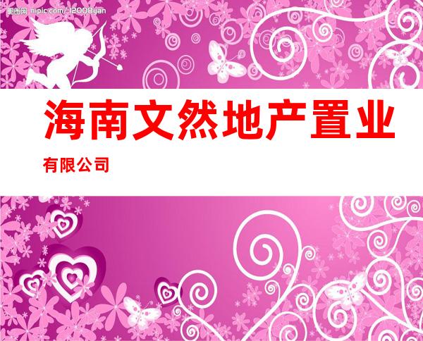 海南文然地产置业有限公司